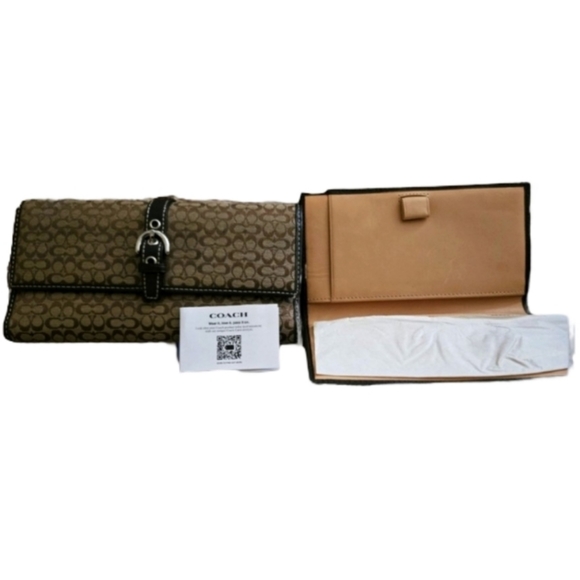 2 in 1 Wallet In Signature Canvas & checkBook. - Picture 15 of 15
